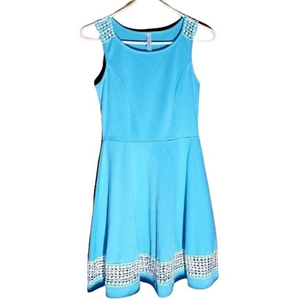 Women's cute light blue dress S